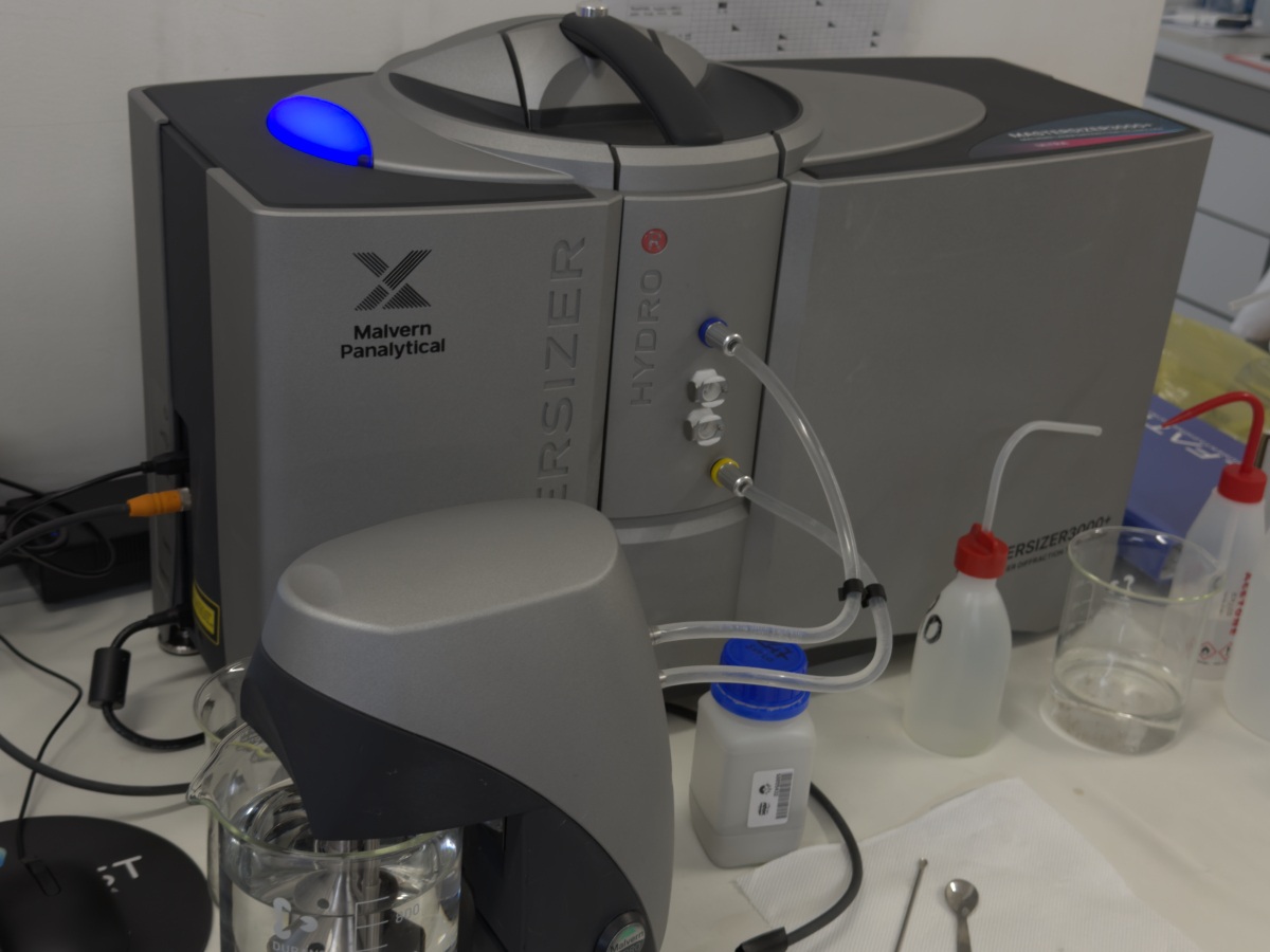 Granulometro laser